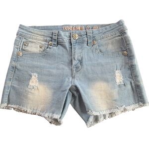 Rebel Soul - Womens Rhinestone/Embroidered Shorts 29”W